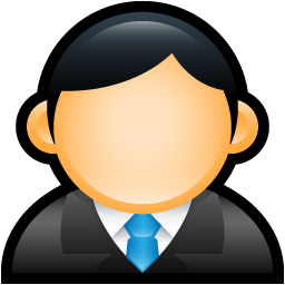 User Executive Blue Icon 256x256 png